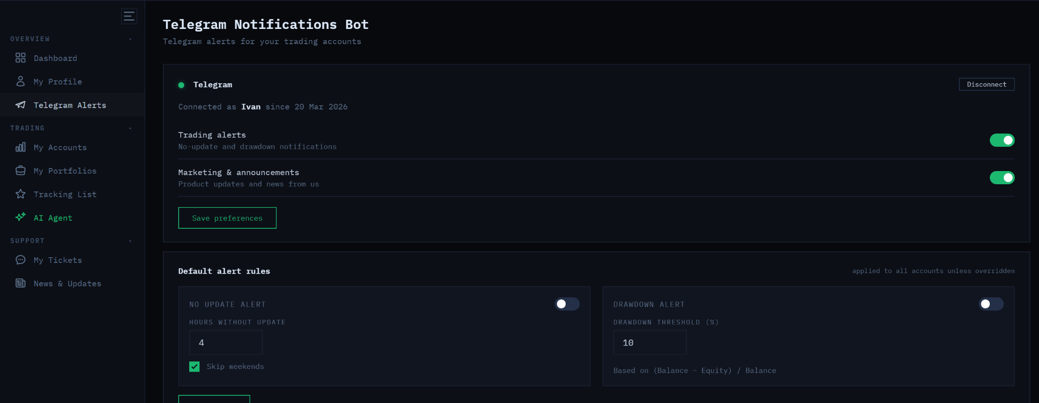 FX-Monitor Telegram Bot Now Available